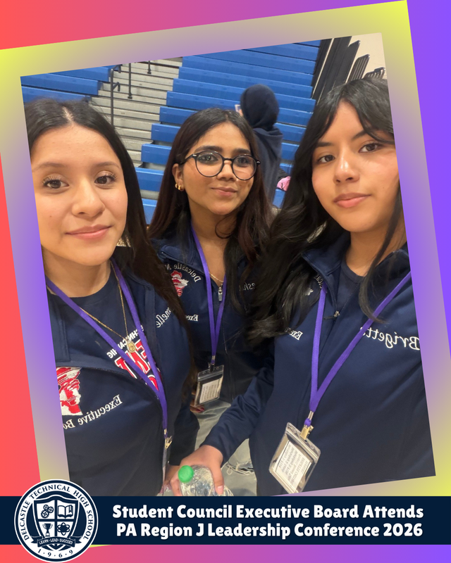 Delcastle Student Council Attends PASC Region J Leadership Conference