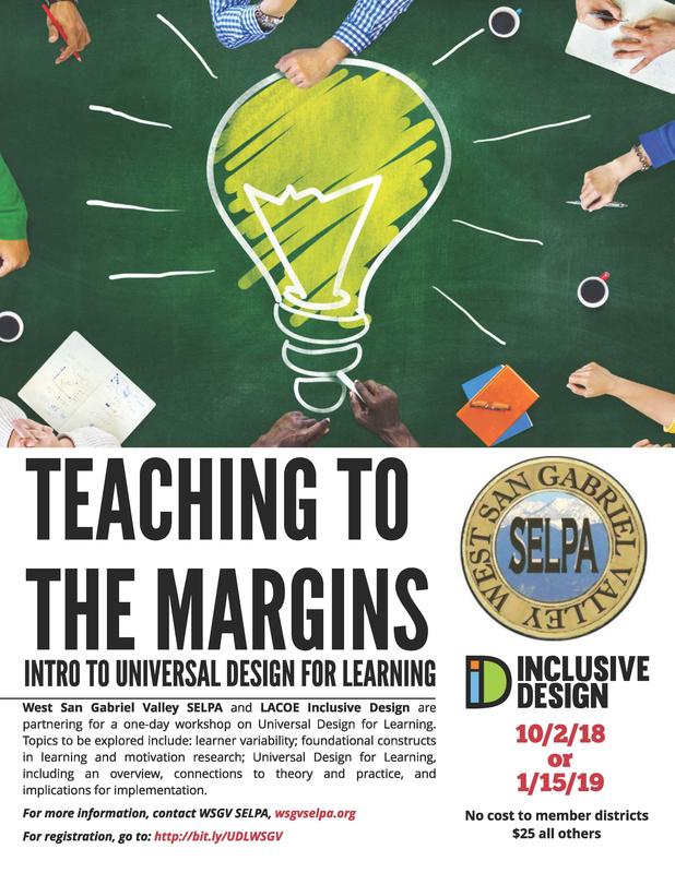 Teaching to the Margins: Intro to UDL
