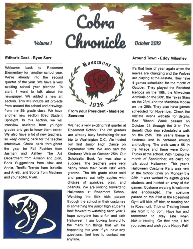 Cobra Chronicle October 2019