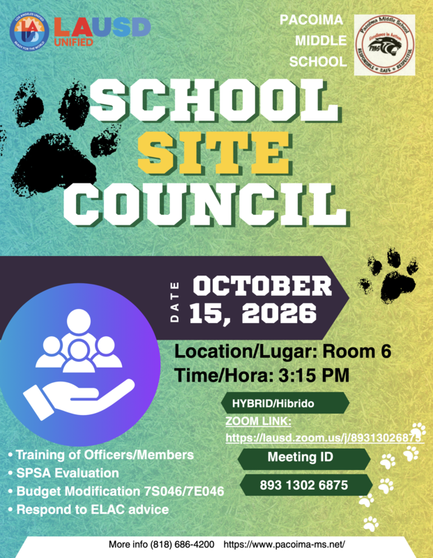 Training of Officers & Members SSC Meeting on Thursday, October 15th! Featured Photo