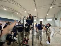 8th grade JROTC visit