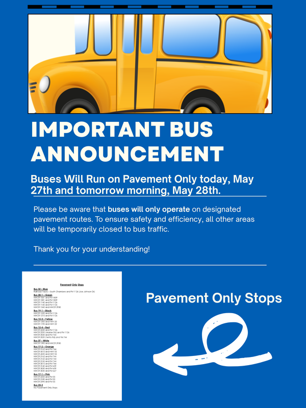 Bus Routes Pavement Only Thumbnail Image
