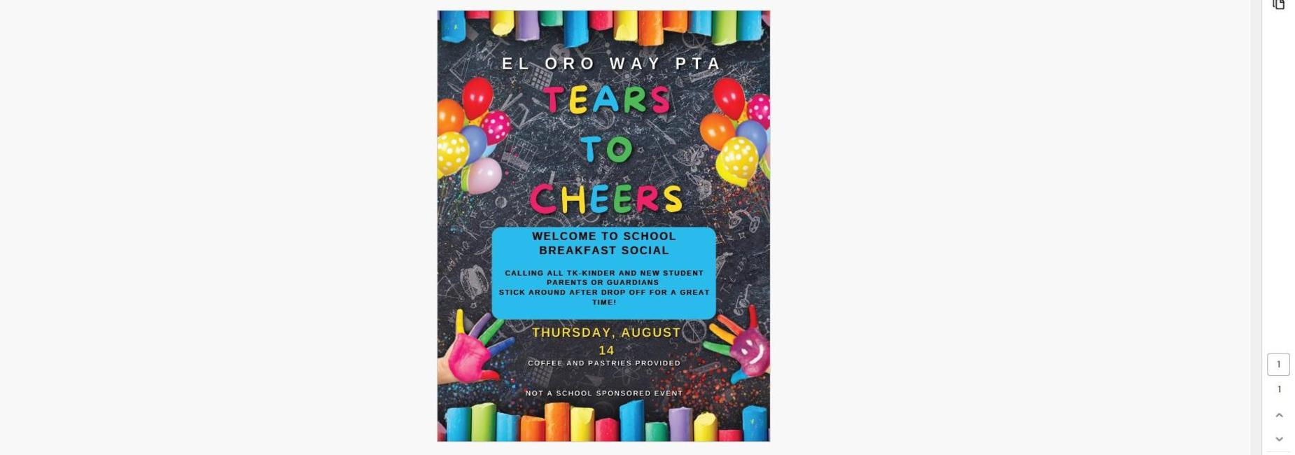PTA Tears to Cheers