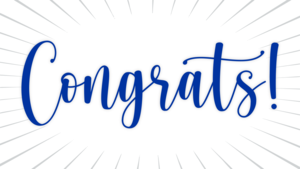 Congrats