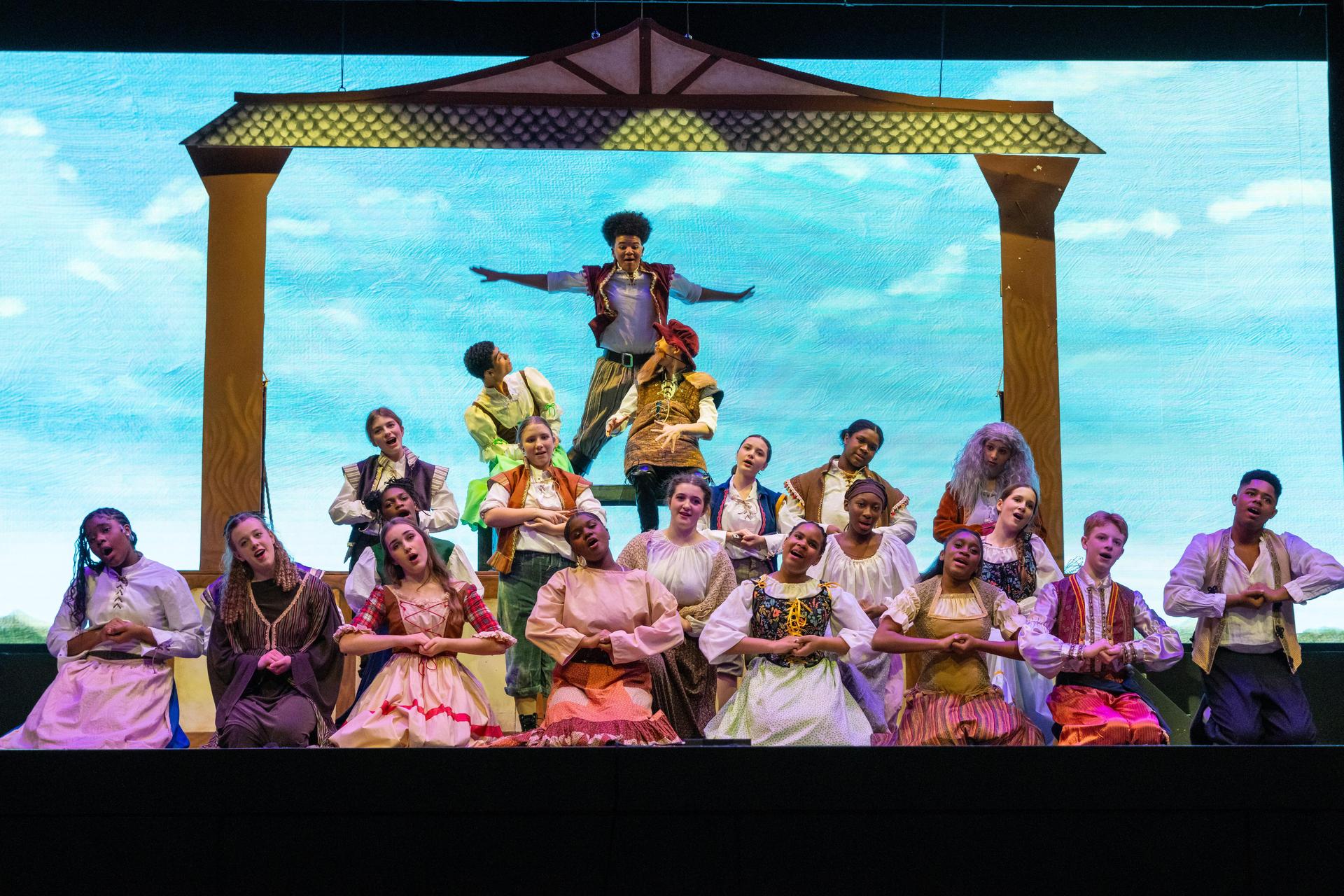 A scene from Something Rotten, Jr.