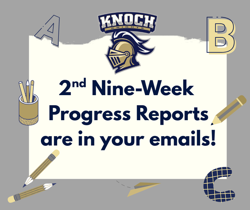 reminder to check your email for progress reports