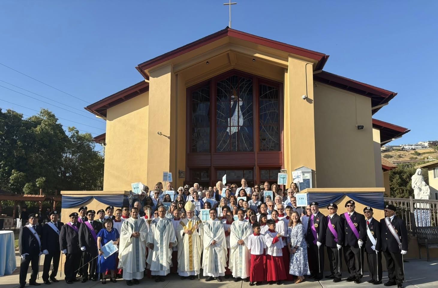 Parish with Bishop