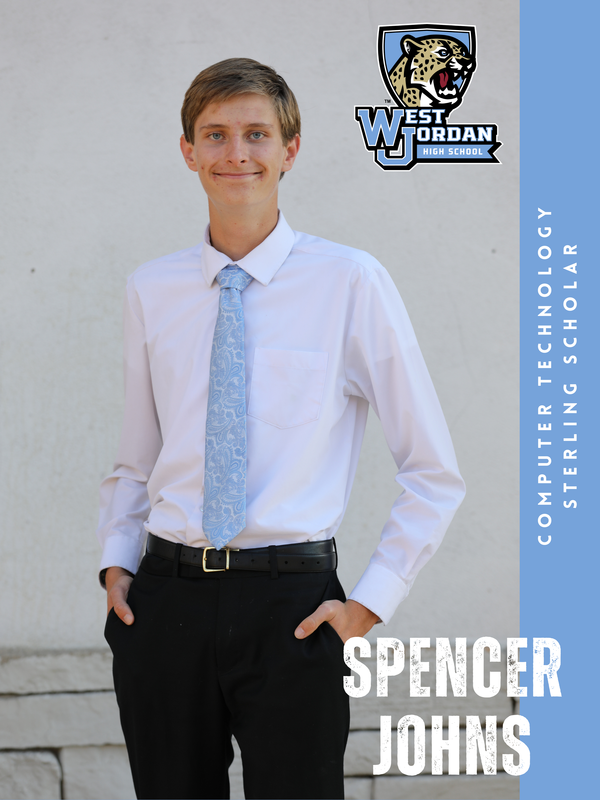 Spencer Johns - Sterling Scholar finalist