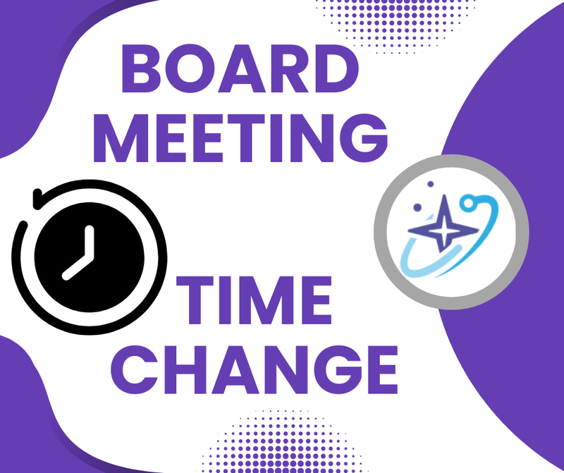 Board Meeting Time Change to 4:00 pm
