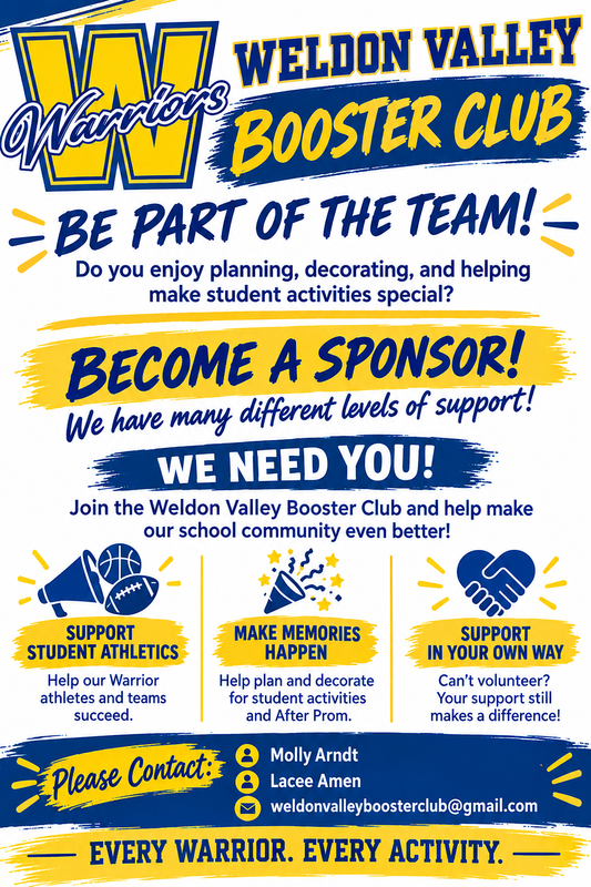 Booster Club Flyer