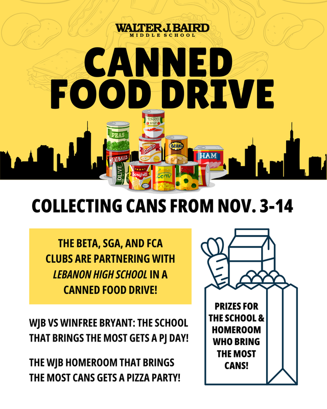 Canned Food Drive WJB