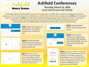 Photo gives directions for scheduling conferences.