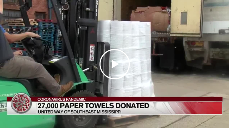 WDAM: 27,000 paper towels heading to Hattiesburg’s most vulnerable citizens Featured Photo