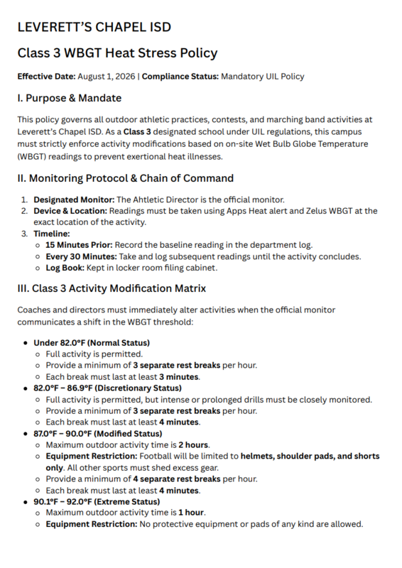 Policy changes from the UIL.
