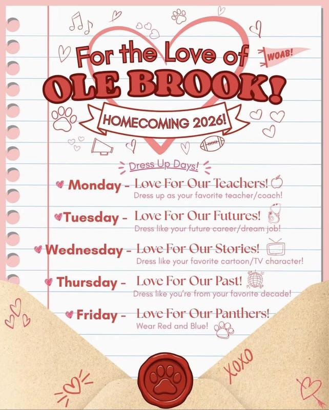 2026 Homecoming Dress Up Days!
