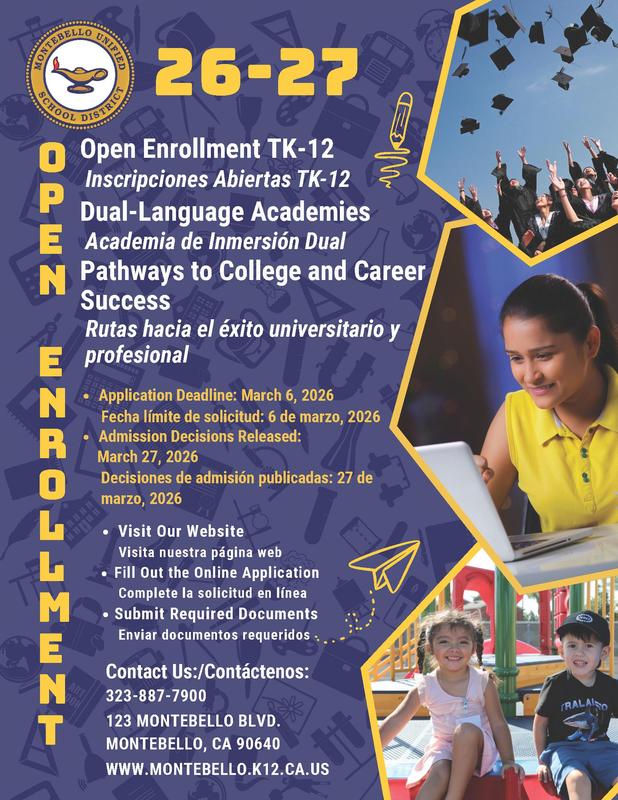 Open Enrollment flyer 2026-2027