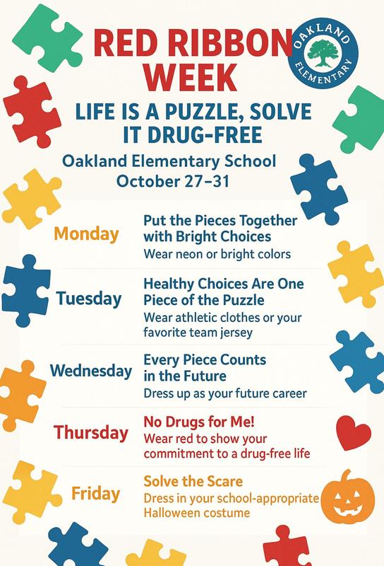 Red Ribbon Week Oct 27-31