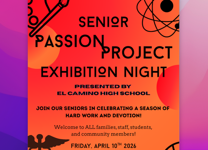 Senior Passion Project Exhibition Night