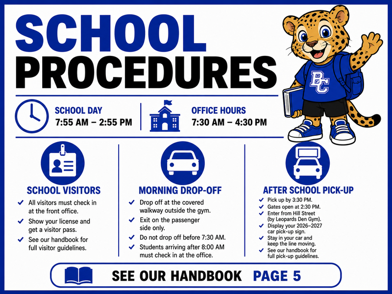 BCES Morning and Afternoon Procedures