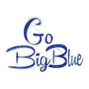 go big blue graphic