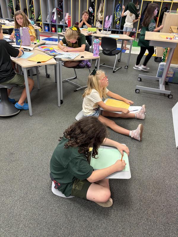 Students are sharpening their writing skills