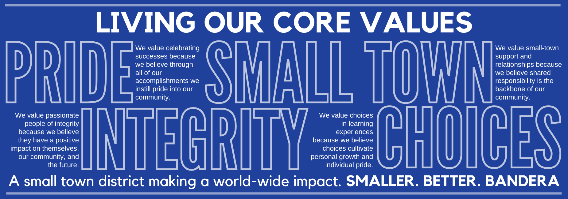 Living our core values
