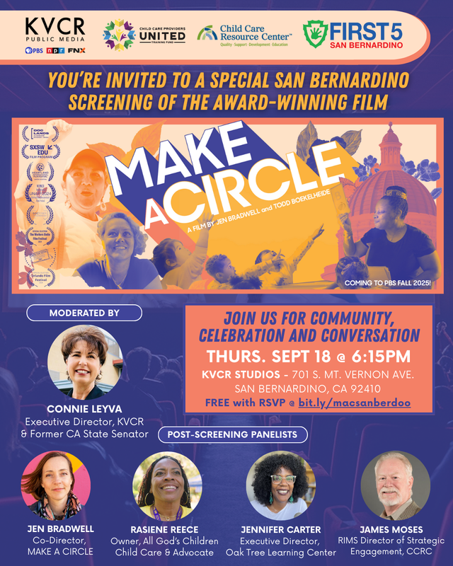 special screening of movie make a circle English flyer