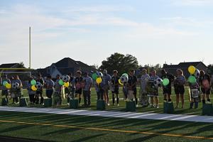 Soccer players honored on Senior Night