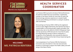 New Admin with Bio Patricia Renteria