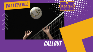 promo graphic - MHS volleyball callout meeting