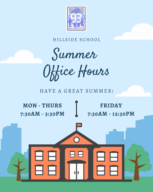 The Summer Hours starting on May 28 to August 6 will be the following: Monday-Thursday - 7:30 a.m. – 3:30 p.m. Friday - 7:30 a.m. - 12:30 p.m. If you haven't already done so, don't forget to register your child(ren) for the 2021-2022 school year.