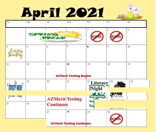 April Calendar 2021 Featured Photo