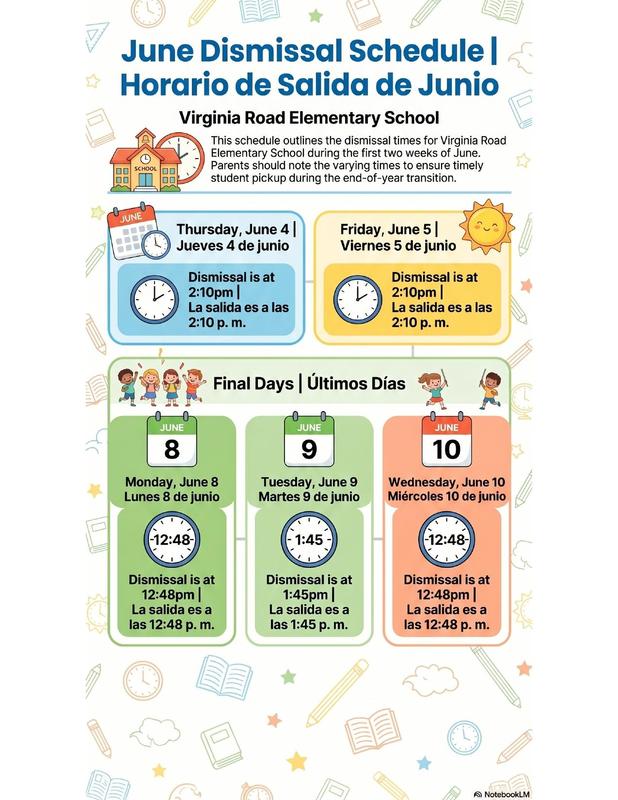 June Dismissal (ENGLISH & SPANISH)