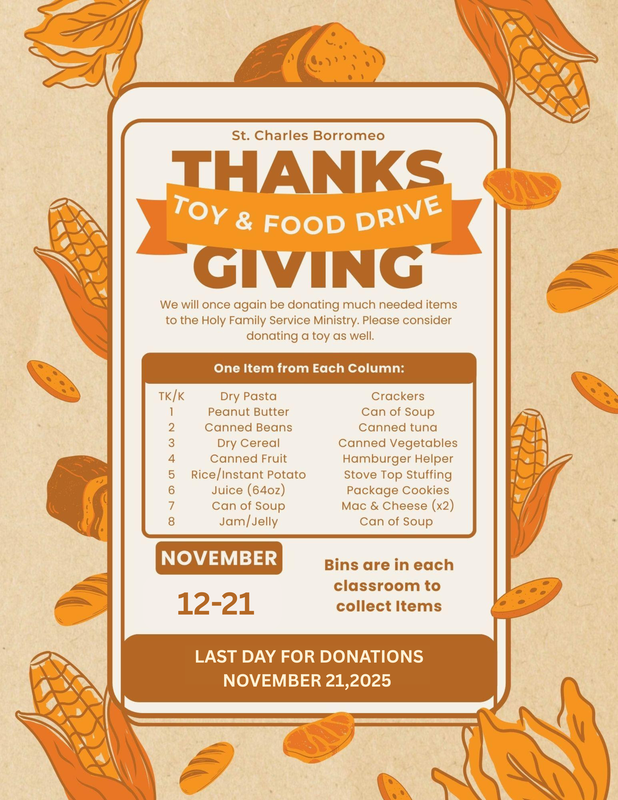 Thanksgiving Food & Toy Drive Featured Photo