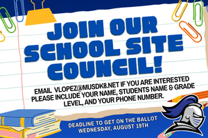 Join the School Site Council