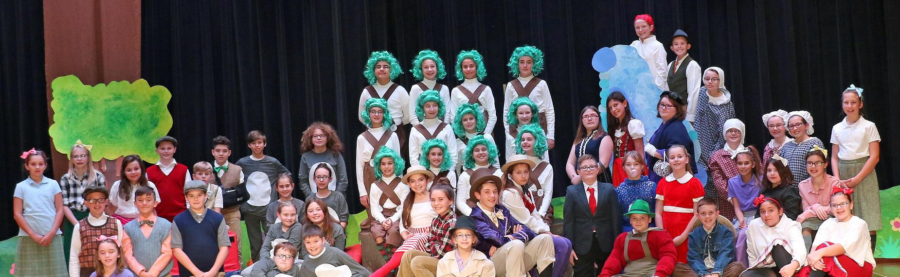 Willy Wonka Kids Cast - 6th grade musical