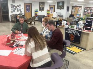 HS staff works to save Santa