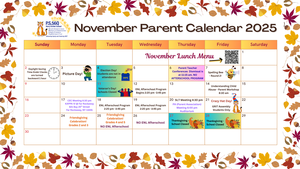 November Parent Calendar 2025