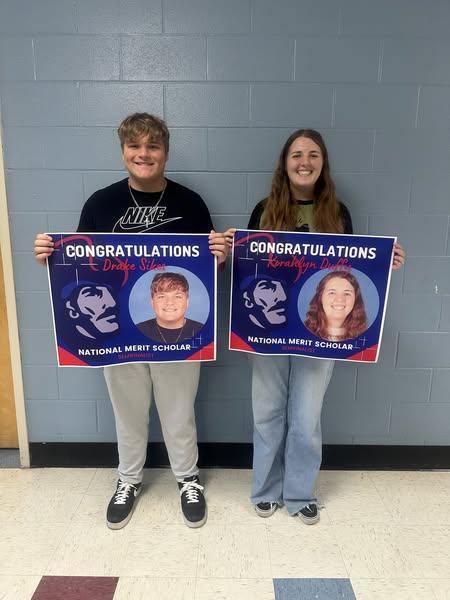 We are beyond proud to announce that Korahlynn Duffy and Drake Sykes have achieved the incredible honor of being named National Merit Semifinalists!