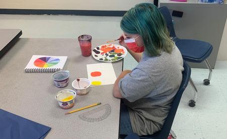 GTMS Art Student!