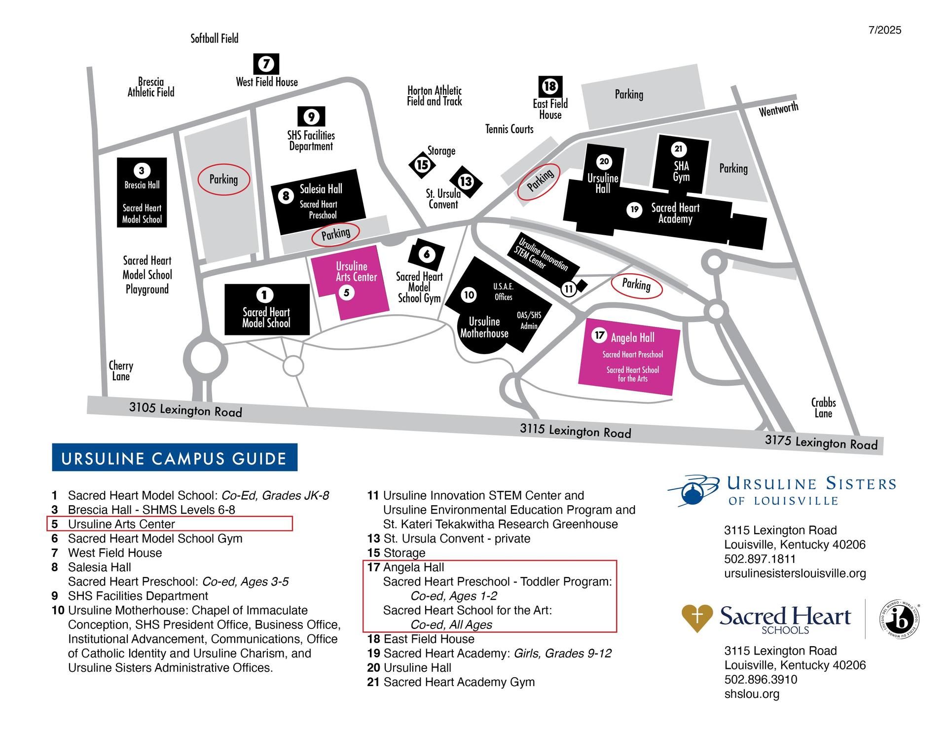 SHSA-Campus-map