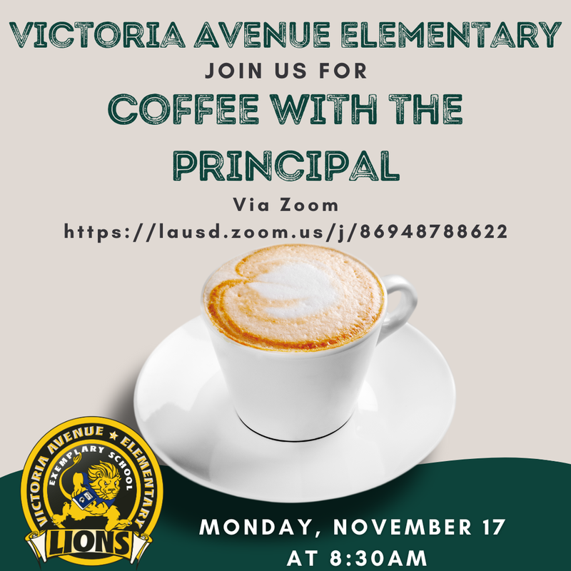coffee with the principal