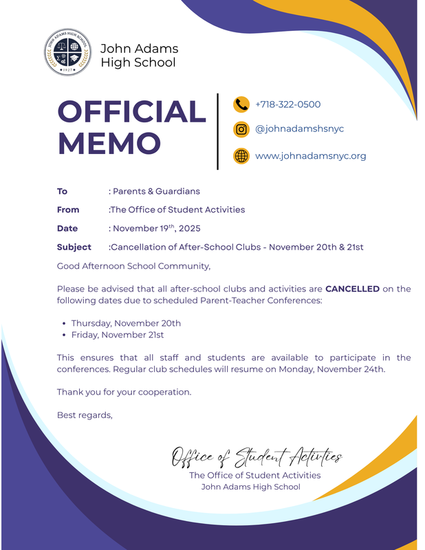 Official Memo