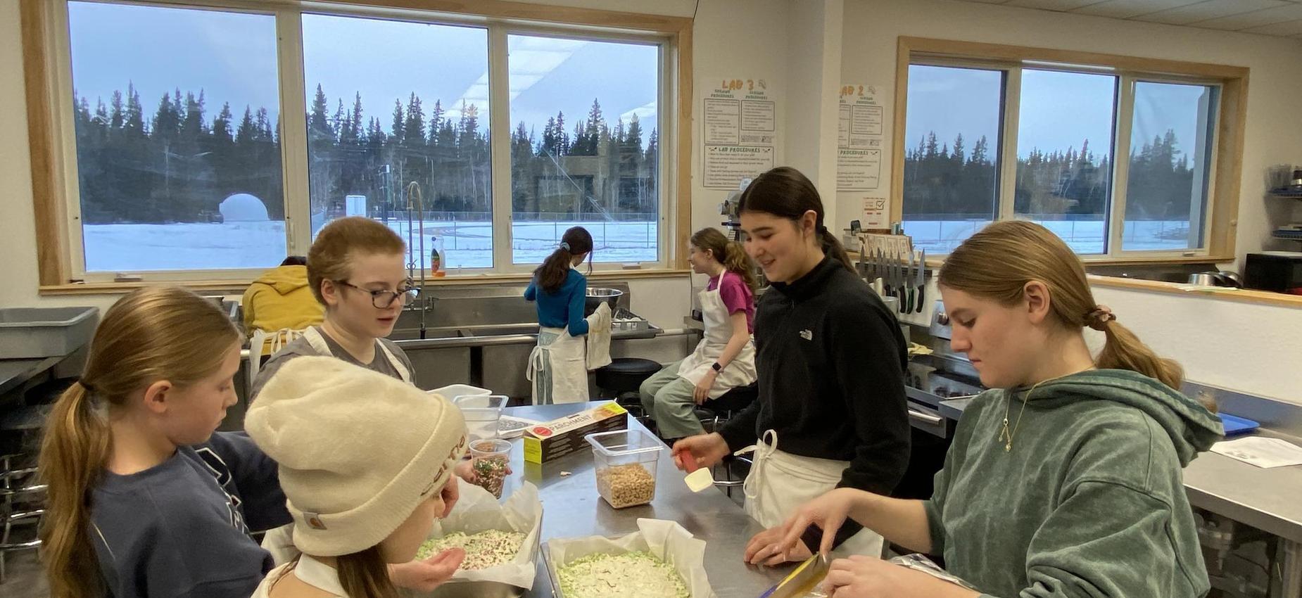 AHS students on a field trip.