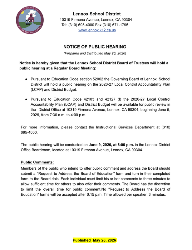 public hearing