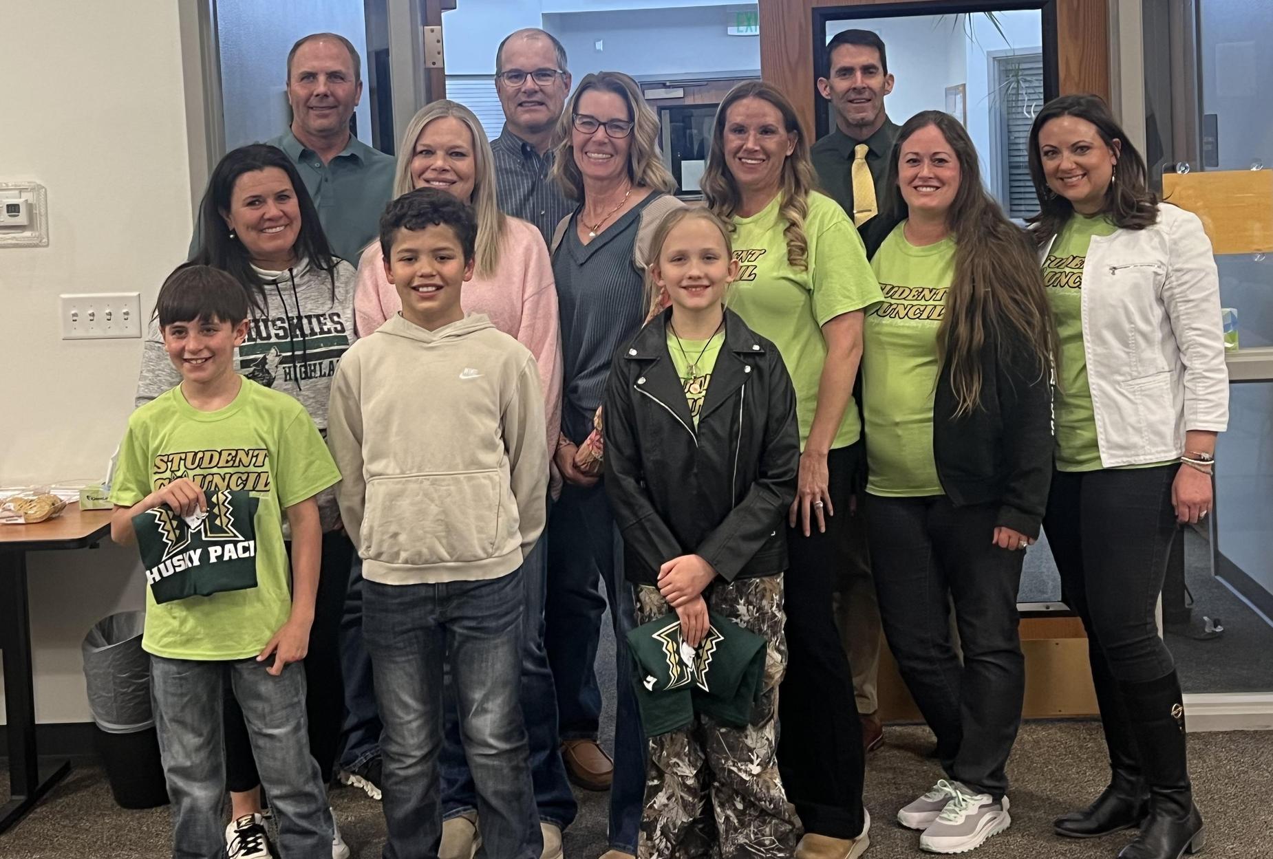 Elementary Student Council and School Board