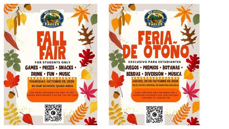 FALL FAIR/FERIA DE OTOÑO
