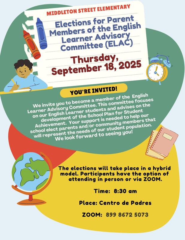 ELAC Elections!