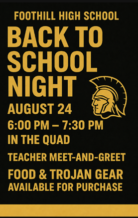 Back to school flyer