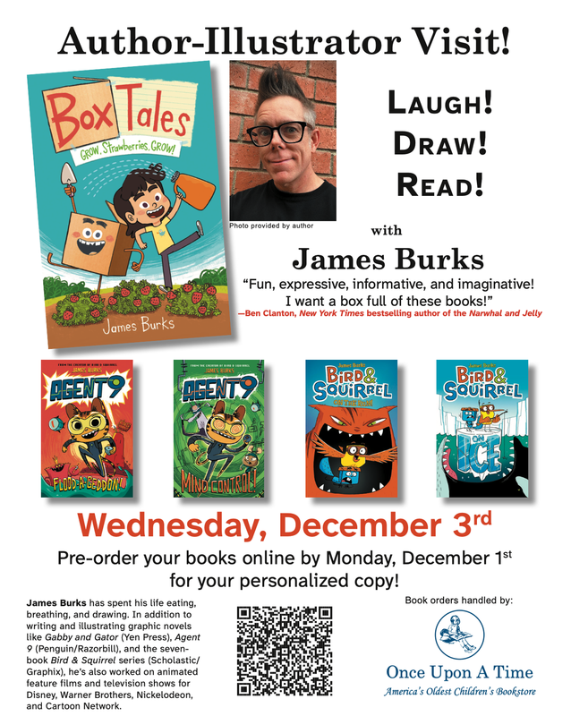 Author Book Visit & Orders for Signed Books - Wed. Dec. 3